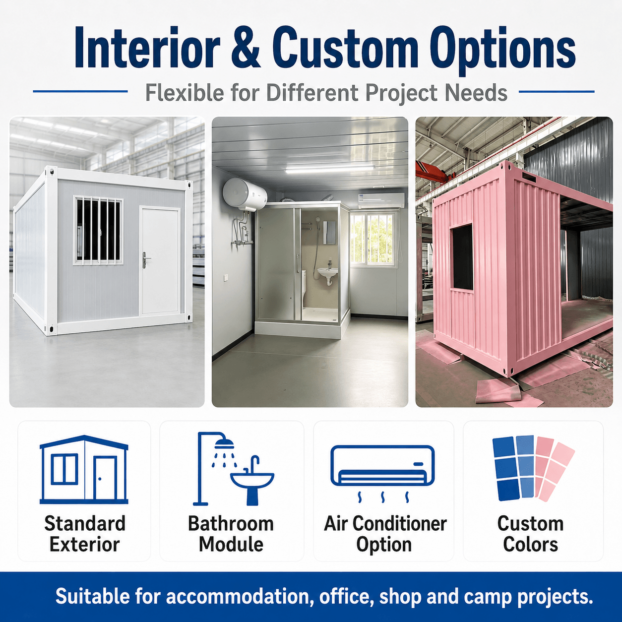 GFcontainer detachable container house factory and export support