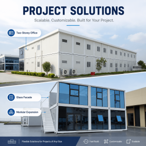Flat Pack Container Office for Site and Project Use