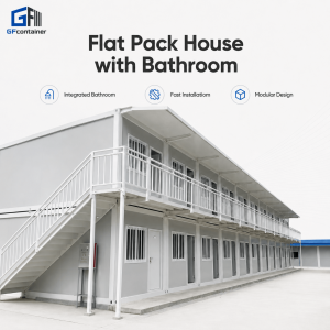 Flat Pack Container House with Bathroom