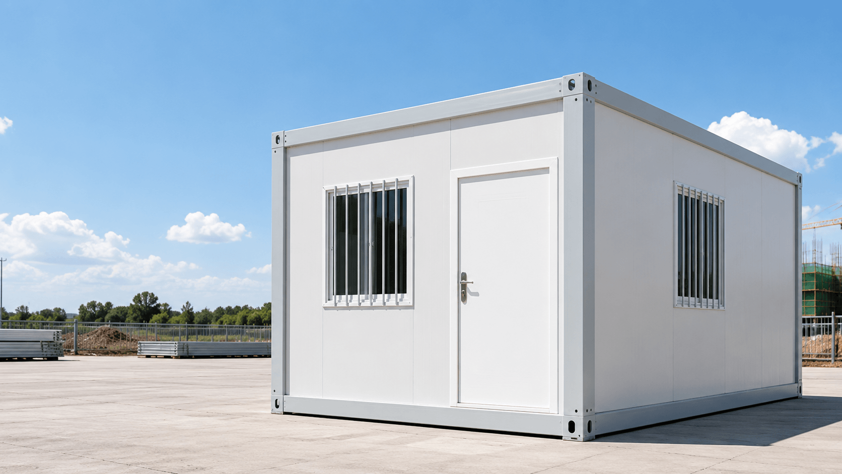 20ft detachable container house for site office and project camp
