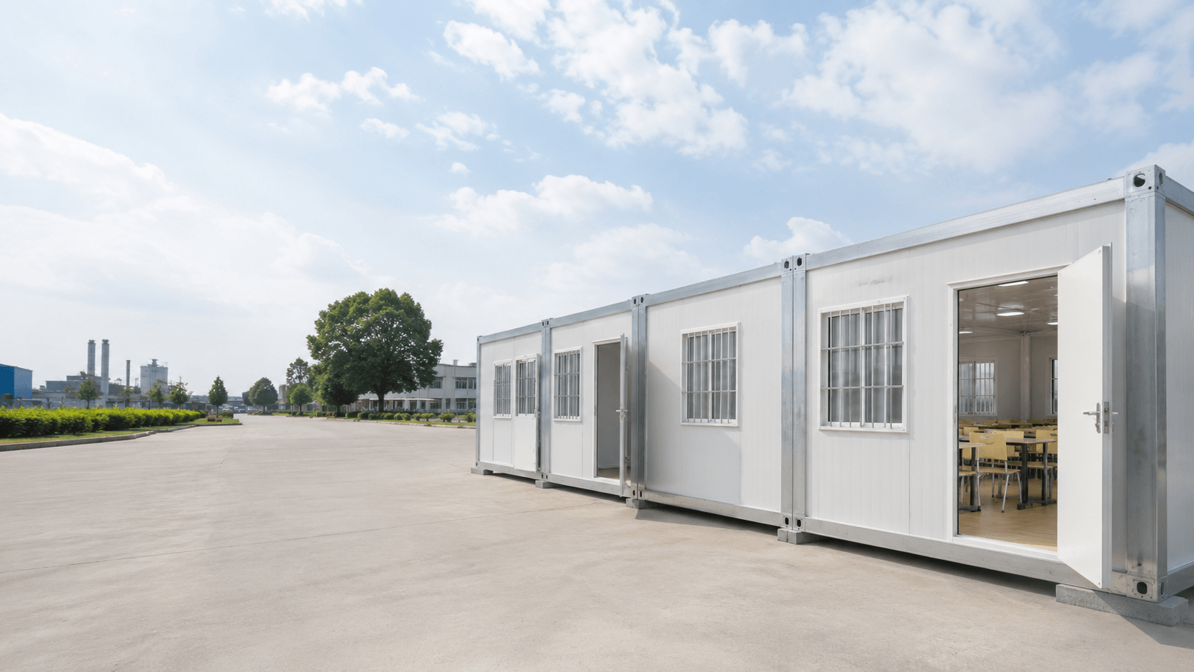 20ft detachable container kitchen and modular canteen