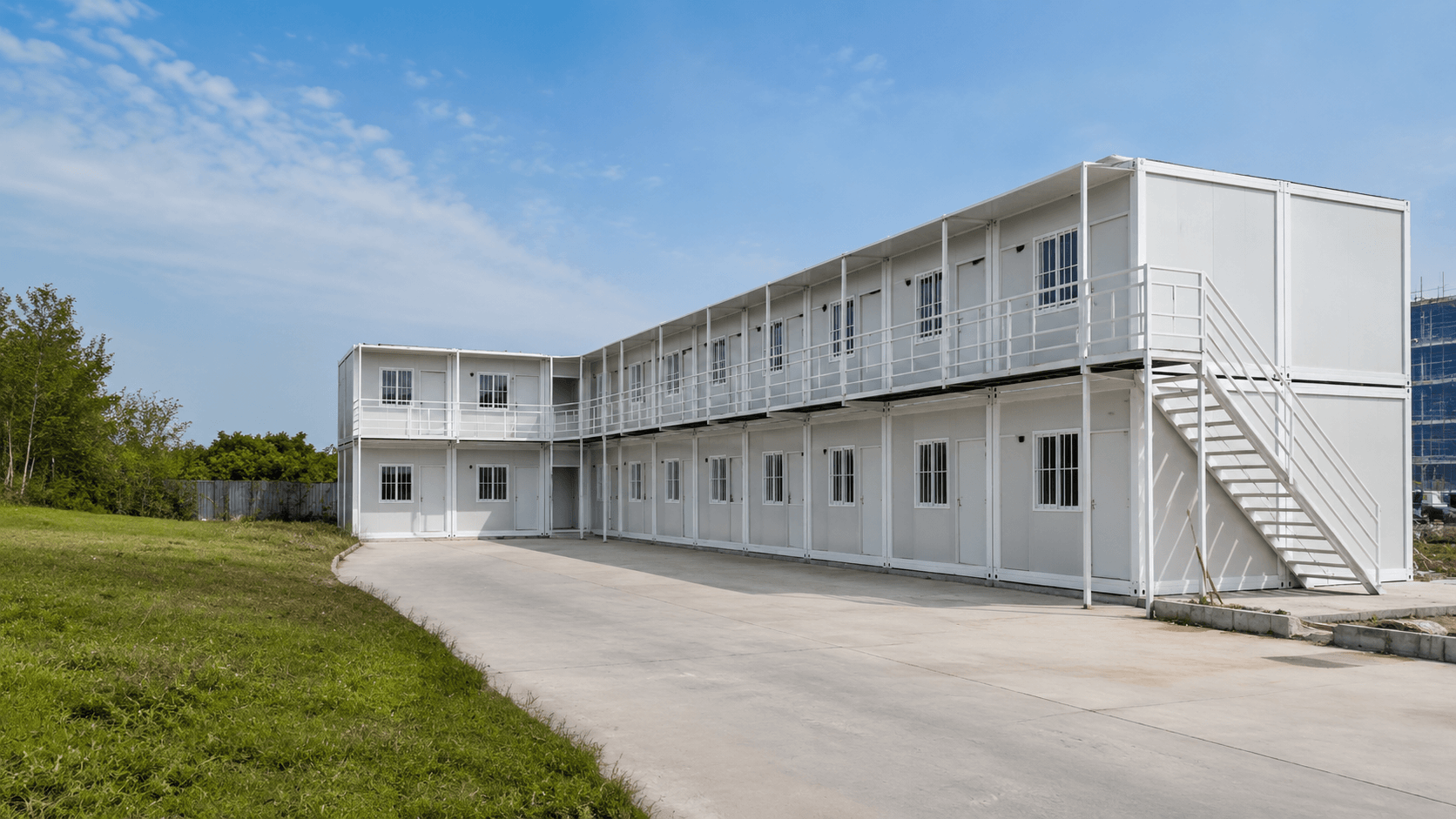 multi-unit detachable container building